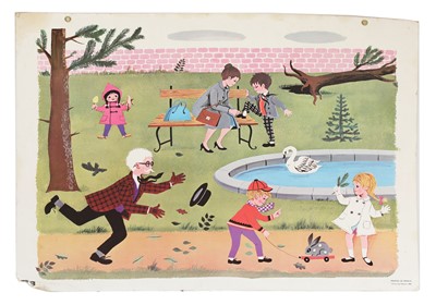 Lot 428 - TEN LITHOGRAPHIC SCHOOL POSTERS