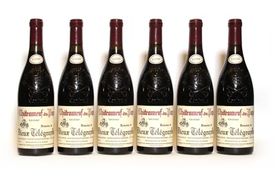 Lot 108 - Châteauneuf-du-Pape, La Crau, Domaine du Vieux Telegraphe, 1996, six bottles