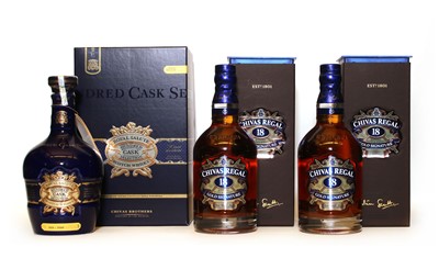 Lot 234 - Chivas Brothers, Royal Salute Scotch Whisky, one porcelain decanter and a Chivas Brothers