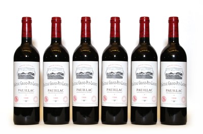 Lot 85 - Chateau Grand Puy Lacoste, 5eme Cru Classe, Pauillac, 1996, six bottles