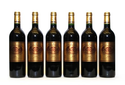 Lot 89 - Chateau Batailley, 5eme Cru Classe, Pauillac, 2000, six bottles