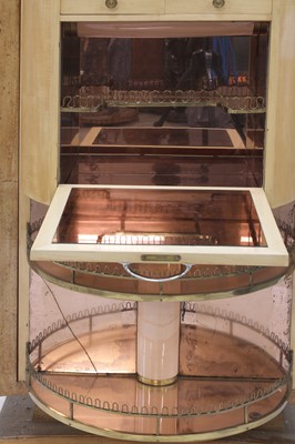Lot 192 - An Art Deco maple cocktail cabinet