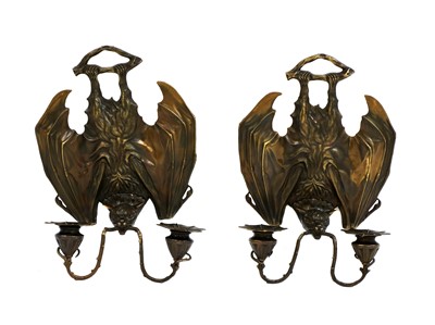 Lot 19 - BAT SCONCES