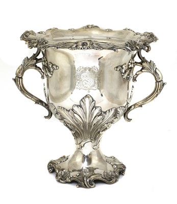 Lot 508 - A Regency silver-plated wine cooler
