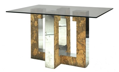 Lot 413 - An American brutalist centre table