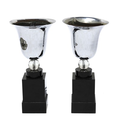 Lot 186 - A pair of Art Deco uplighters