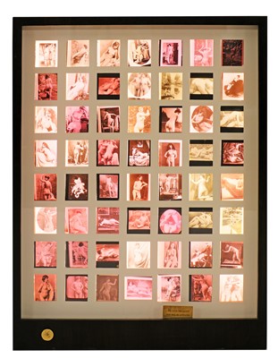 Lot 458 - EROTIC GLASS NEGATIVES