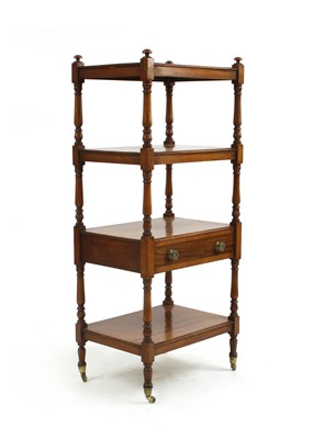 Lot 291 - A 19th century mahogany whatnot