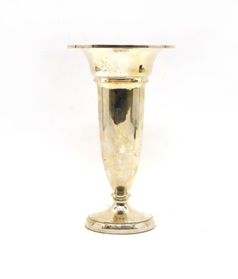 Lot 4 - A large silver filled vase