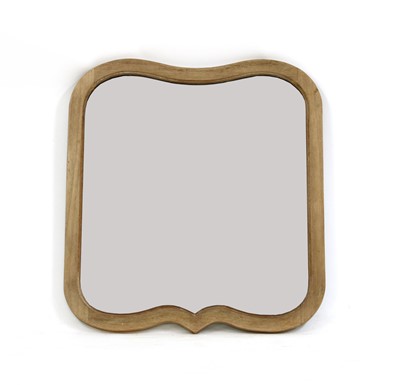 Lot 289 - A Blondwood framed wall mirror