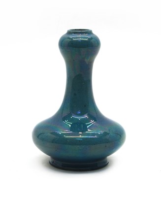 Lot 107 - A Chinese turquoise-glazed vase