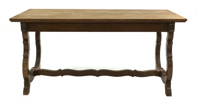 Lot 40 - An Arts and Crafts oak refectory table