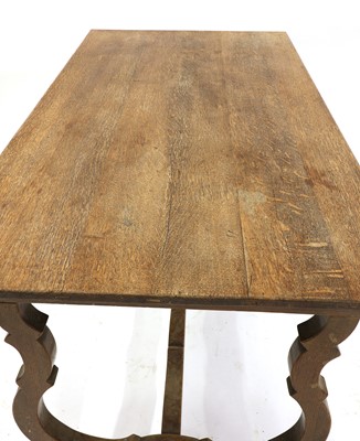 Lot 40 - An Arts and Crafts oak refectory table