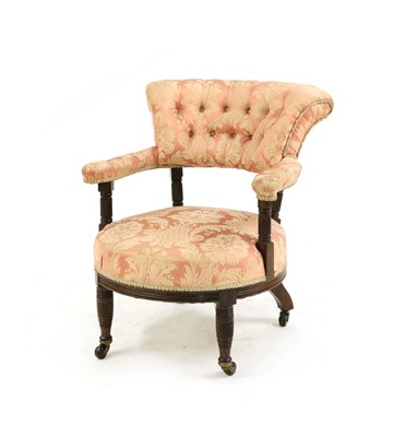 Lot 273 - An Aesthetic rosewood armchair