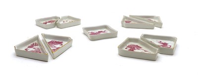 Lot 119 - A collection of Chinese porcelain trays