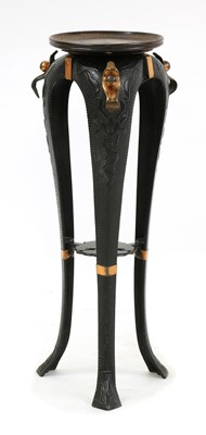 Lot 52 - An Art Nouveau cast iron jardinière stand