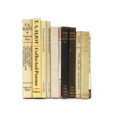 Lot 223 - MODERN FIRSTS, including: 2 by George Orwell