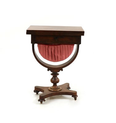 Lot 255 - A Victorian rectangular mahogany games and work table