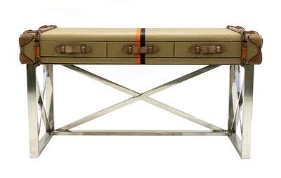 Lot 462 - A contemporary trunk desk