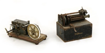 Lot 217 - A late 19th Century Morse code telegraphic ticker tape machine