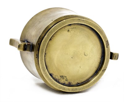 Lot 114 - A Chinese bronze censer