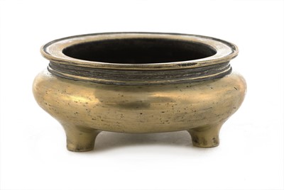 Lot 115 - A Chinese bronze censer