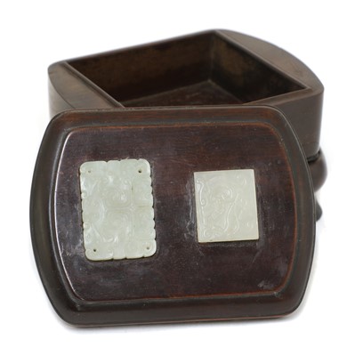 Lot 61 - Two Chinese jade plaques