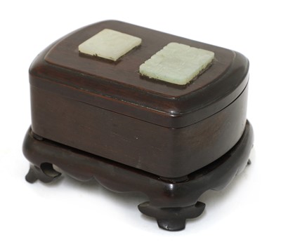 Lot 61 - Two Chinese jade plaques