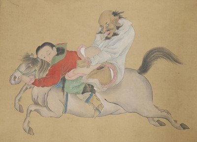 Lot 172 - A collection of five erotic paintings