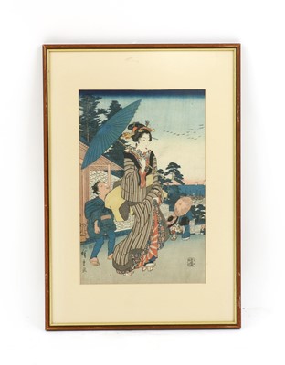 Lot 532A - A collection of five Japanese woodblock prints