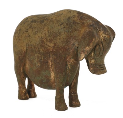 Lot 246 - A Chinese bronze figure