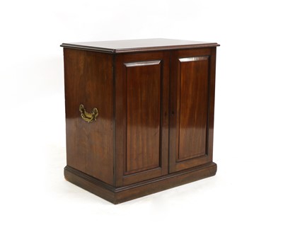 Lot 254 - A 19th Century mahogany two door cupboard