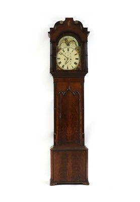 Lot 252 - A Georgian eight day longcase clock