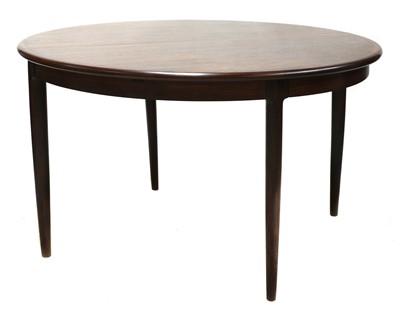 Lot 546 - A Danish rosewood circular dining table