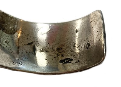 Lot 39 - A Navajo silver turquoise brooch