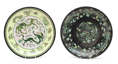 Lot 112 - A Japanese porcelain charger