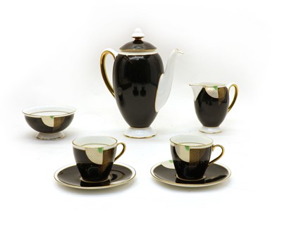 Lot 161A - A Royal Doulton Tango coffee set