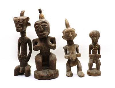 Lot 101 - A tribal fertility carved figure