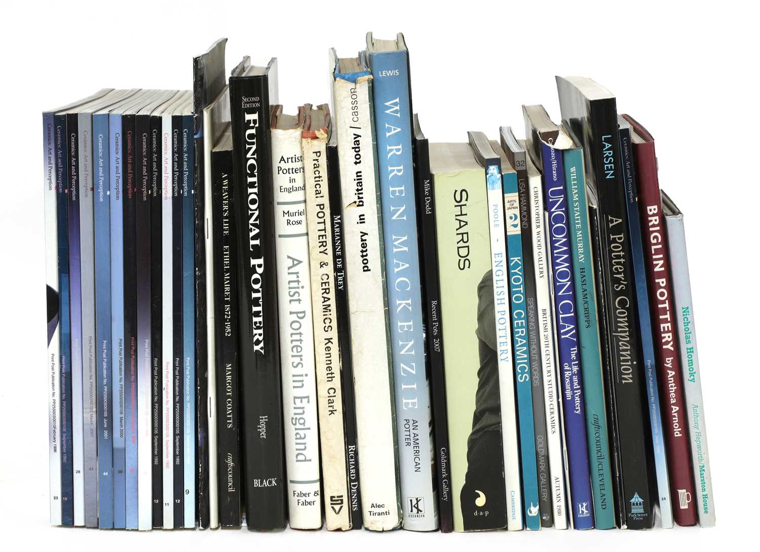 Lot 321 - A collection of modern studio ceramics books, catalogues and exhibition booklets (qty.)