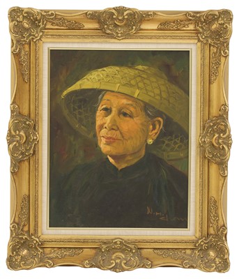 Lot 263 - A collection of five Chinese oil paintings