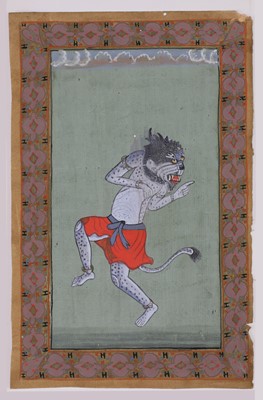 Lot 373 - An Indian Mughal gouache