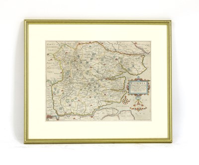 Lot 233 - A 17th Century hand-coloured map of Essex