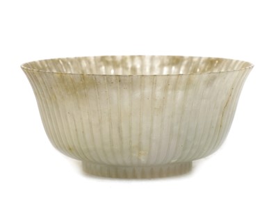 Lot 62 - A Chinese jade bowl