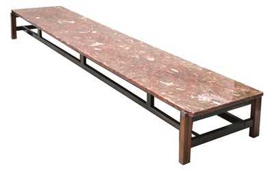 Lot 808 - A rosewood coffee table