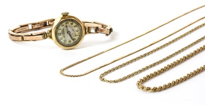 Lot 276 - A quantity of gold jewellery