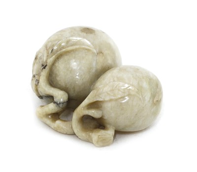 Lot 88 - A Chinese jade waterpot