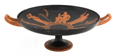 Lot 462 - A Victorian cast iron Greek Revival kylix