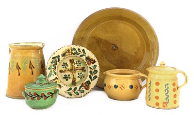 Lot 661 - A collection of French Savoie pottery