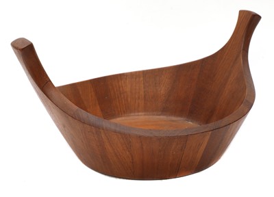 Lot 542 - A Dansk 'Viking' teak salad bowl