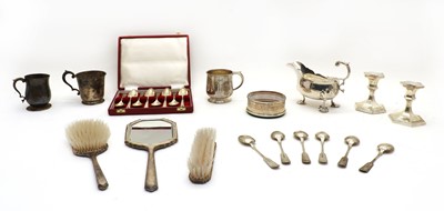 Lot 23 - A collection of silver items